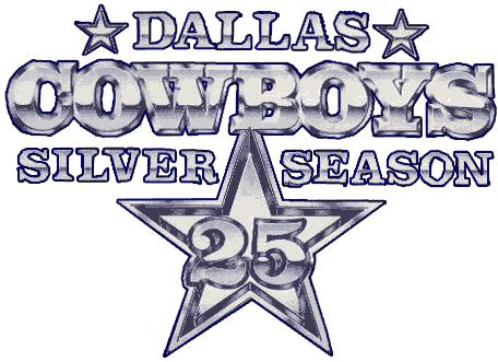 Dallas Cowboys 1984 Anniversary Logo cricut iron on